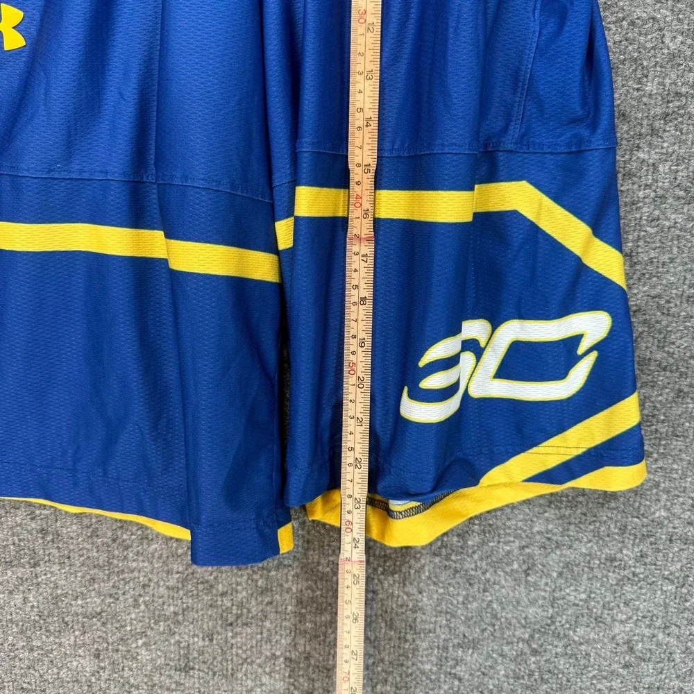 Under Armour Basketball Shorts Mens Small‎ Blue SC30 Stephen Curry Warriors Gym